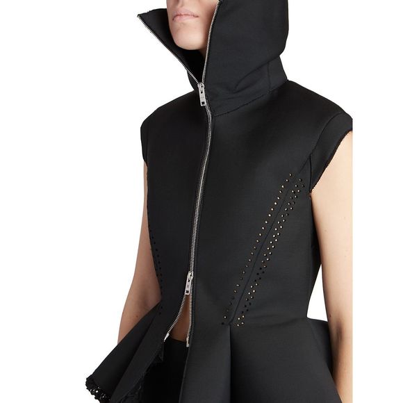 Givenchy Sleeveless Peplum Zip-Up Vest FR 36/US 4 $4250 - Picture 5 of 12